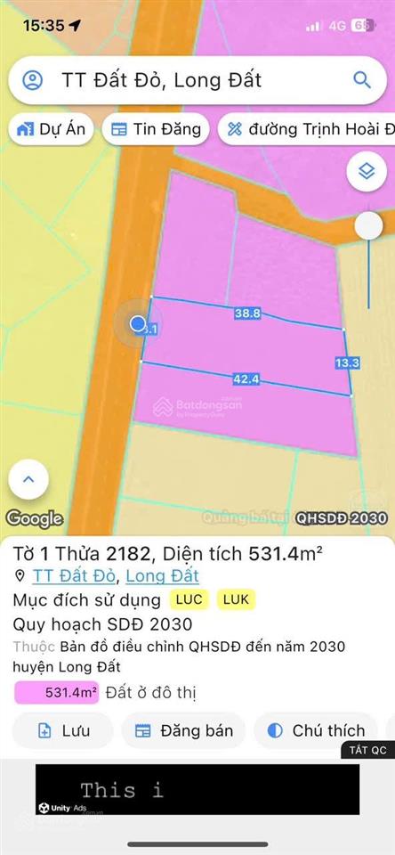 Bán đất mặt tiền đường nhựa 8m thị trấn đất đỏ xã đất đỏ tphcm
đường phạm duy trinh ngang 13x42