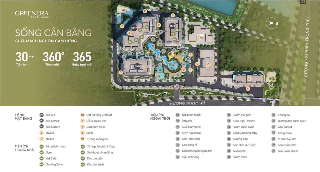 Cc 2pn sân vườn hơn 95m2 greenera tân hoàng minh