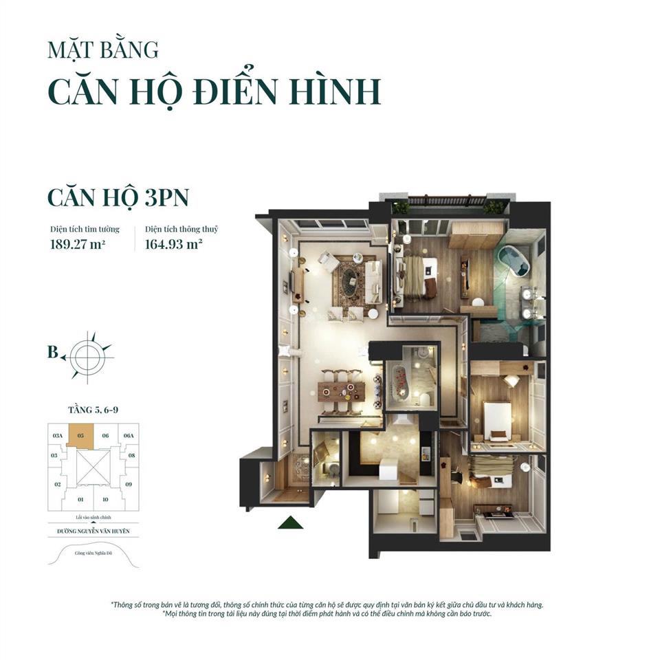 Cc độc bản 3pn căn góc hanoi signature tân hoàng minh