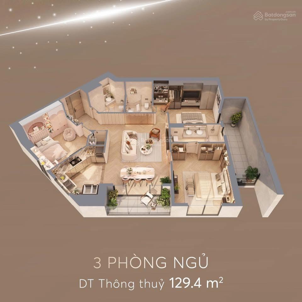 Cc 3pn 125m2 greenera đa năng độc đáo vừa ở vừa cho thuê hoặc cho thuê 2 hộ gia đình độc lập