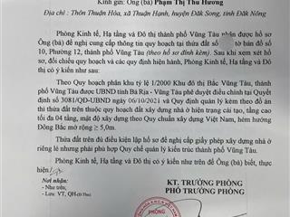 Bán đất sổ đỏ riêng, thổ cư không, quy hoạch phường 12