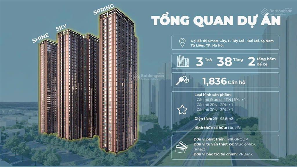 Bán nhanh căn studio 28m2 giá 2,26 tỷ bao phí tại the victoria vinhomes smart city 0393 598 ***