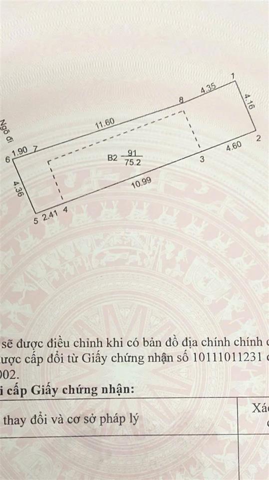 Bán đất 75m2 tặng nhà 5 tầng tại quan nhân, thanh xuân, hà nội giá 11 tỷ