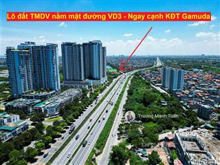 Bán 4.000m2 đất tmdv  mặt đường vành đai 3  lô góc 3 mặt đường