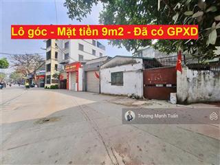 Bán lô đất thổ cư mặt phố vĩnh hưng  lô góc  view khu sinh thái  đã có gpxd