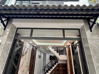 Nhà 2 tầng mới đẹp xe ô tô đậu cạnh nhà đường âu dương lân p3 q8