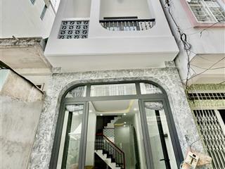 Nhà 4 tầng đẹp như mới hẻm 4m thông gần mặt tiền đường âu dương lân p. chánh hưng (p. 3 q. 8 cũ)