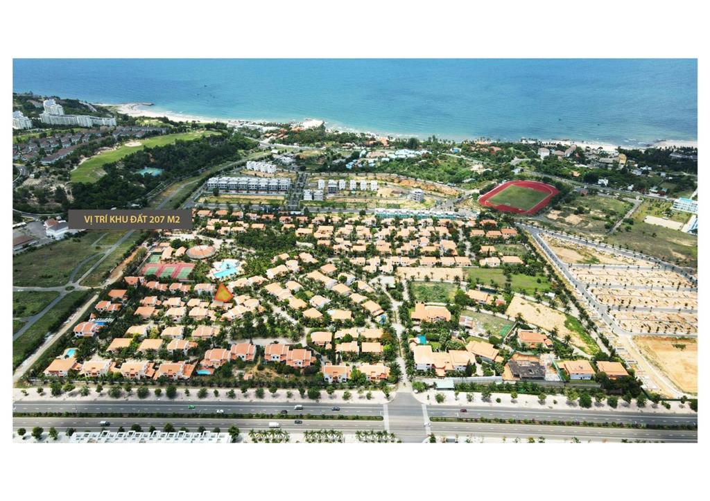 Lô biệt thự mũi né domaine trục sân bay và khu du lịch quốc gia mũi né