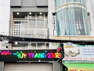 Nhà 2lầu mặt tiền đường số 8 , phường 11 , quận  gv