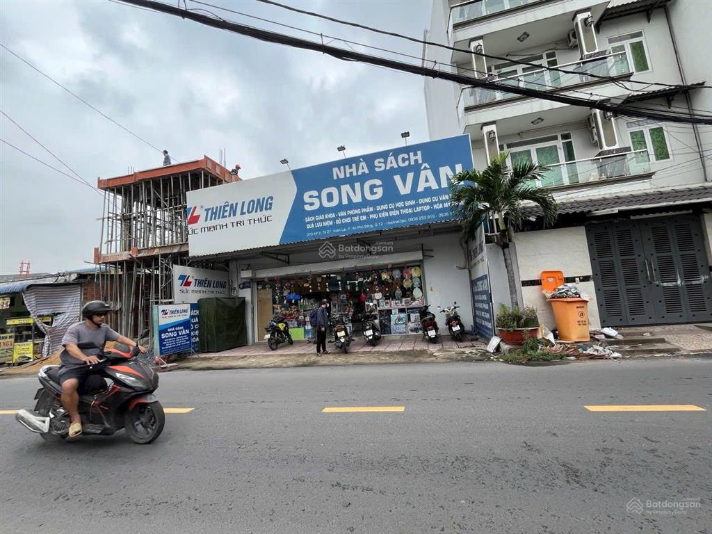 Nhà mặt tiền dt lớn đường vườn lài , phường apđ , quận 12