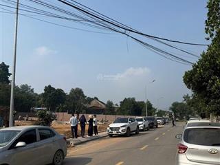 Bán đất full thổ cư 122m2 mặt đường phùng hưng, cẩm lĩnh, ba vì, hà nội giá đầu tư