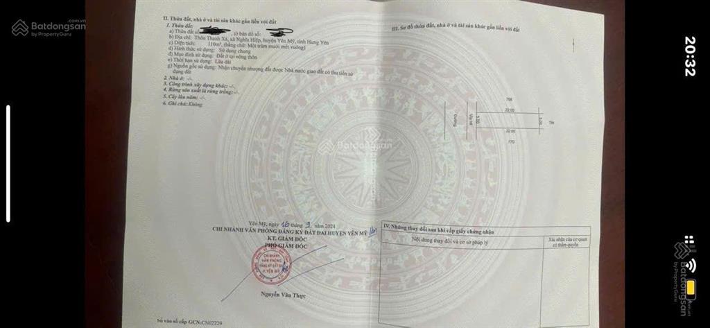 Bán đất mặt tiền kinh doanh tại phố nối, hưng yên