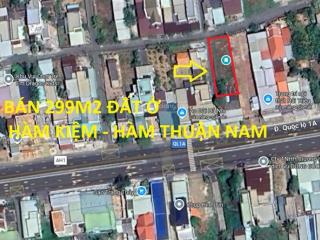 Đất nền đẹp xuất sắc tại quốc lộ 1a, hàm kiệm, hàm thuận nam, bình thuận, 2,5 tỷ, 299m2