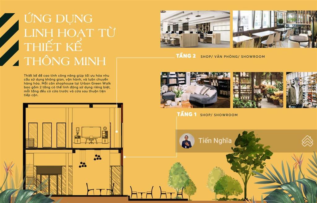 Chính thức cđt kusto home mở bán shophouse urban green giá 9tỷ7 sở hữu lâu dài dt 150m2, đường 25m