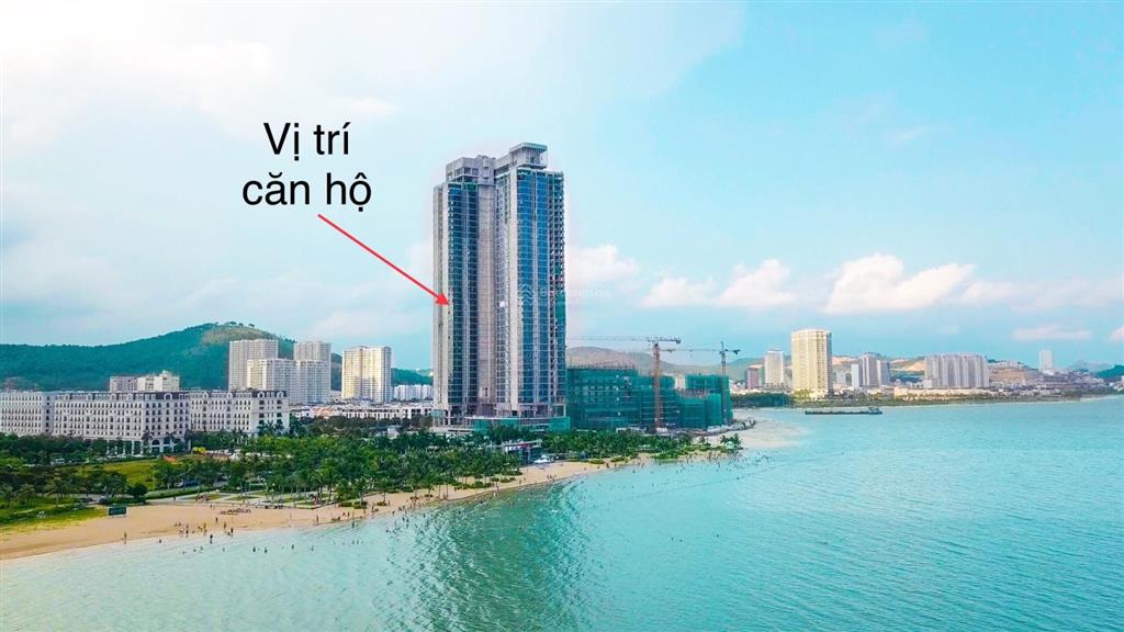 A la carte hạ long cần tiên cắt lỗ sâu căn tầng cao view biển, sổ đỏ, full nội thất chỉ sách vali ở
