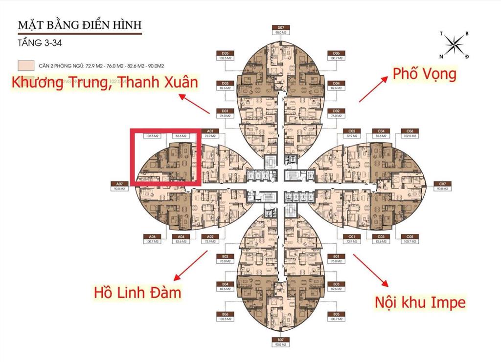 Duy nhất suất ngoại giao 83tr/m2. chiết khấu khủng lên tới 12% tại tòa the queen 360 giải phóng