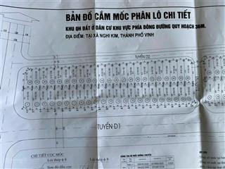 Đất đấu giá mặt đường 36m ở nghi kim. 140m2 giá 4 tỷ 350 triệu giá đang rẻ so với tiềm năng khu này