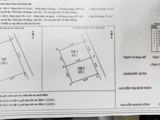 Bán đất phố việt hưng long biên hà nội, 130m2 tách làm 2 lô.  0983 957 ***