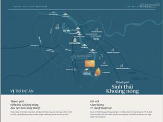 Alluvia city thành phố khoáng nóng đầu tiên bên sông hồng, dưới chân cầu ngọc hồi vđ 3.5