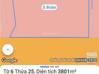Bán 3.800m2 view núi có 300 thổ ngay mặt tiền tuyến tránh ql 56 bà rịa