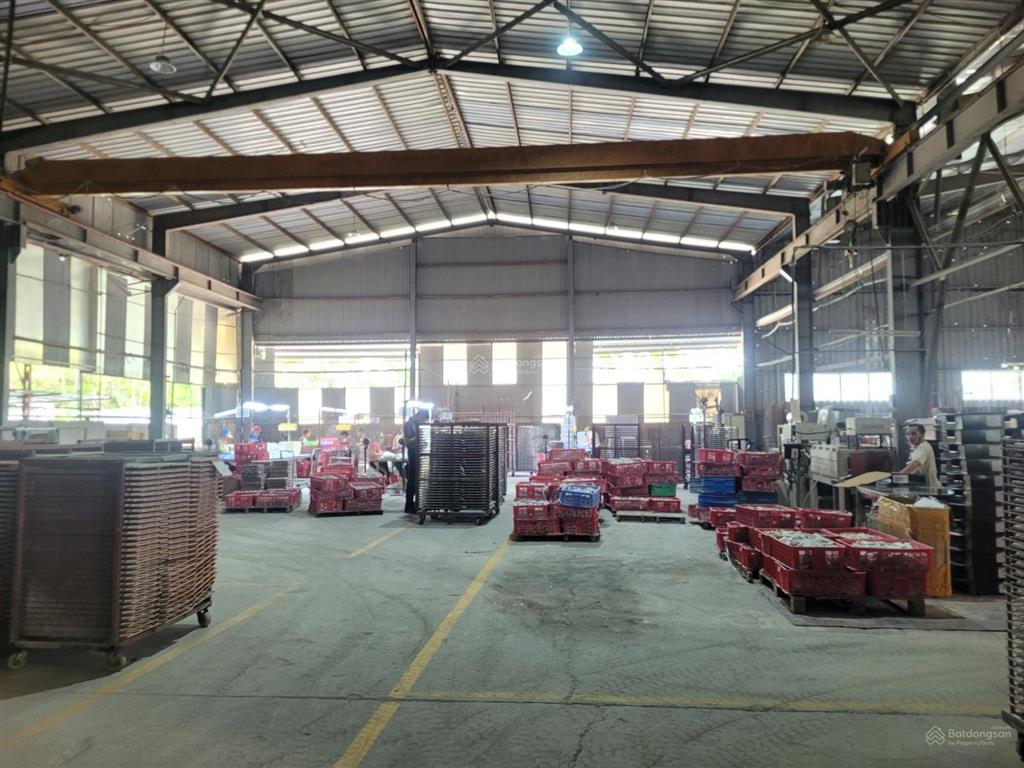 Cần cho thuê gấp 1700m2 sẵn cầu trục, xe container vào xưởng
