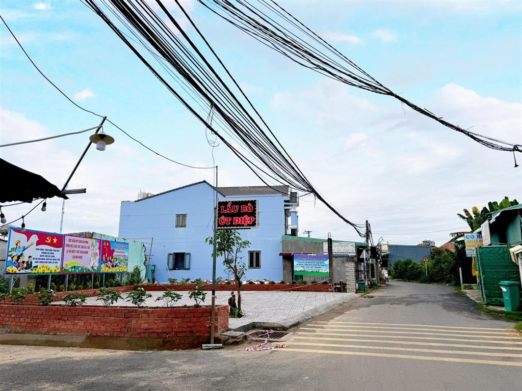 (chính chủ) lô góc 2 mặt tiền xây được 3 kiot cho thuê, dt 103.2m2 tc70m2 ngay nguyễn chí thanh vđ3