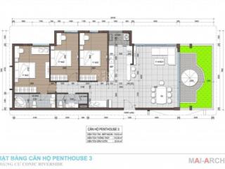 Bán căn hộ penhouse conic riverside, căn 3pn, sổ hồng, giá 3.5 tỷ