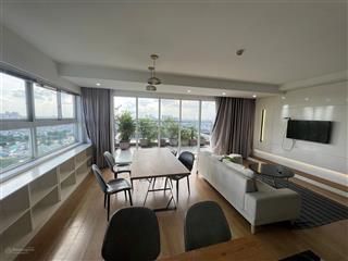 Cho thuê penthouse conic riverside q8, 120m2 + 22m2 sân vườn, 3pn, full nội thất, giá 17 triệu/th