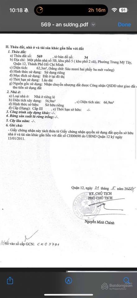 Cần ra đi gấp khu nhà trọ 6 phòng đã tách 2 lô 3 tỷ 986tr/ lô mua 2 lô 7 tỷ 900tr hh 50tr/ lô