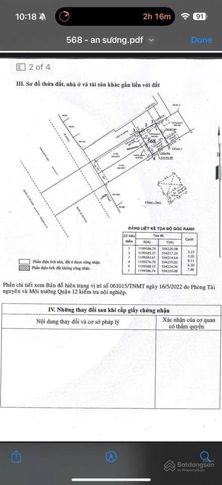 Cần ra đi gấp khu nhà trọ 6 phòng đã tách 2 lô 3 tỷ 986tr/ lô mua 2 lô 7 tỷ 900tr hh 50tr/ lô