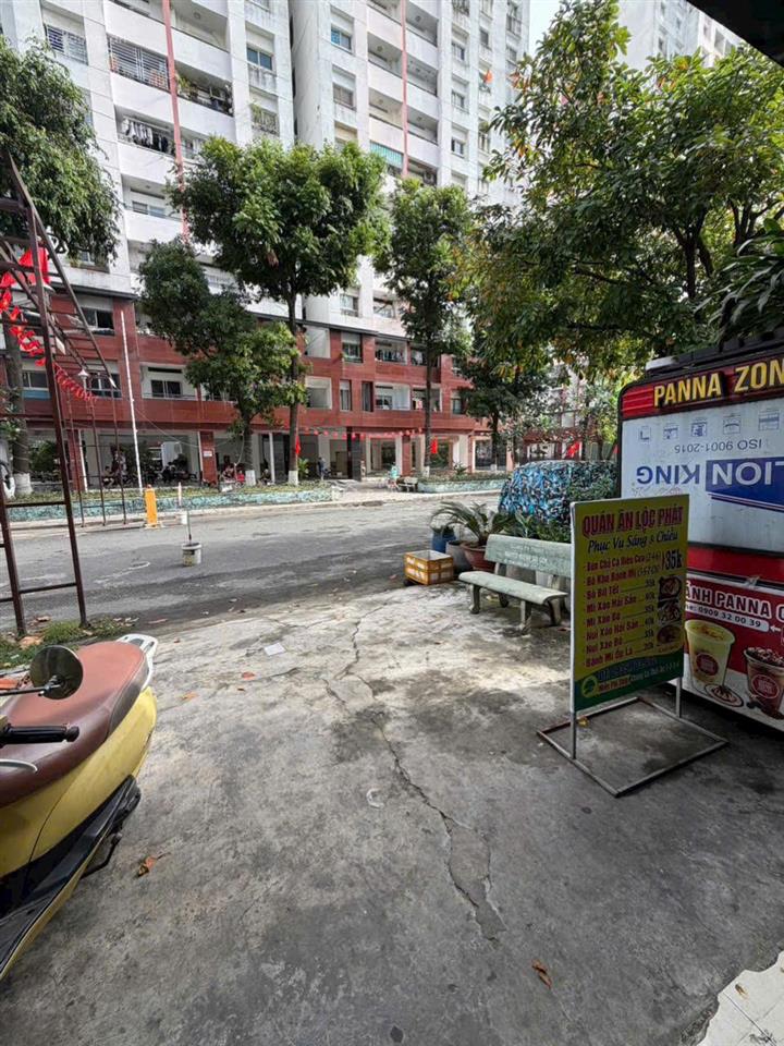 Cho thuê mặt bằng tầng trệt cc thái an, nguyễn văn quá q12. dt 5x27, 3pn 1wc 12tr/th