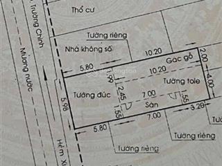 Cần tiền gấp nhà hẻm đường trường chinh, q12 vị trí đường trường chinh, q12, hẻm 4m thông