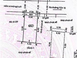 Nhà lầu oto đậu cửa , giá chỉ hơn 4tỷ chút xíu trung mỹ tây quận 12 , dt 4,5 x 10