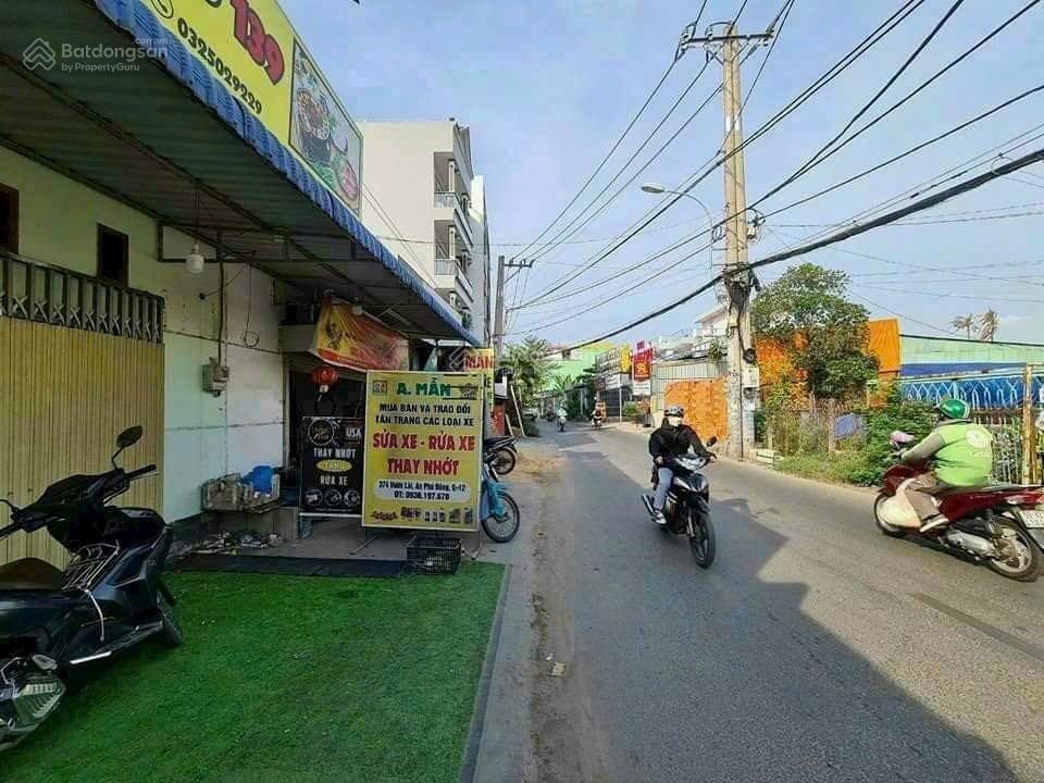 Bán đất tặng nhà trệt gác lửng mặt tiền đường vườn lài, 5.5 x 13m