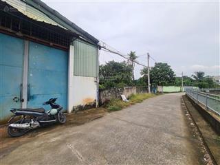 Bán đất tặng nhà xưởng mặt tiền rạch 1/ sông vàm thuật, 7.65 x 19m