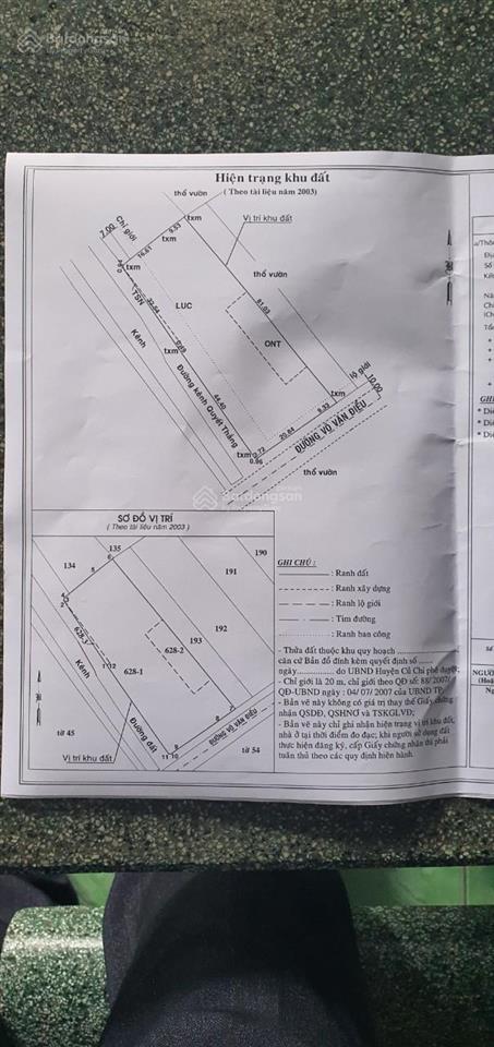 Đất 2mt đường võ văn điều, củ chi