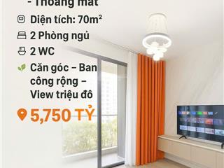 Bán căn góc tầng 11 lumiere boulevard, dt 70m2 2pn  2wc, view hồ bơi, 5,55 tỷ tl,  0932 421 ***