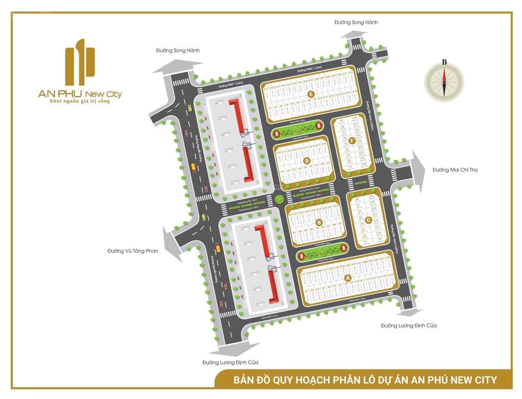 Villa compound an phú new city, đường nguyễn hoàng  (7x22)m  4 tầng  ngay metro  giá chỉ 37 tỷ