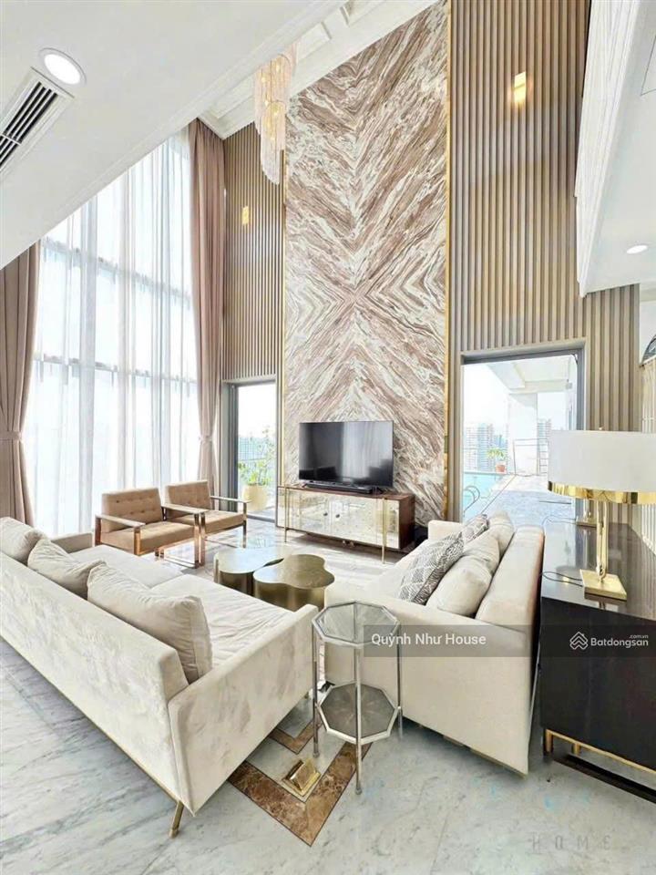 Nhà thật  tin thật || penthouse pool  dt 391m2  view trực diện sông không che  giá 75 tỷ