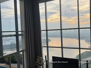 Nhà thật  tin thật || penthouse pool  dt 564m2  view trực diện sông không che  giá 110 tỷ