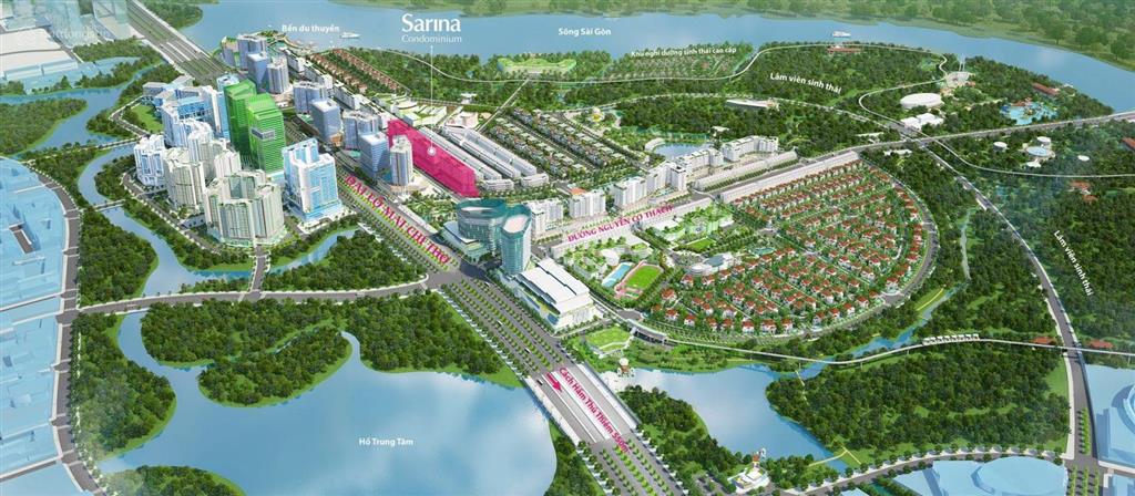 Cho thuê căn hộ sarina sala, khu đô thị sala