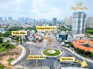 Hiếm! nhận ngay 2pn paris hoàng kim 67.68m2 tầng 9  thủ thiêm  ngân hàng hỗ trợ 65%