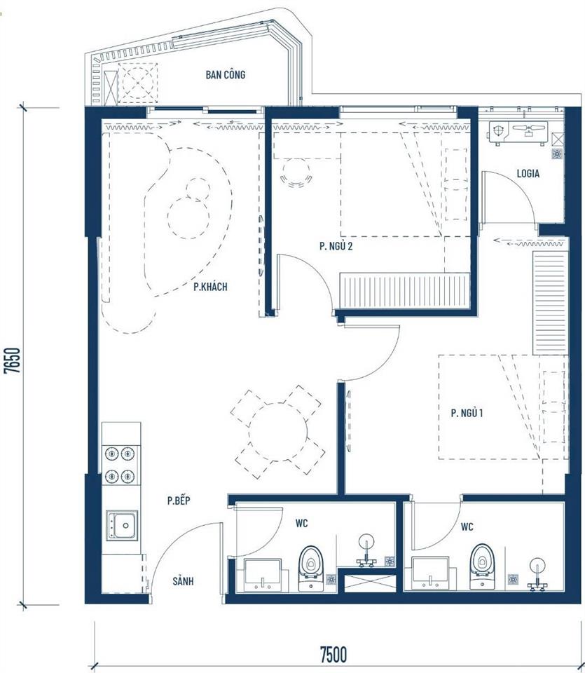 Meypearl phu quốc bán gấp căn 2pn 54m2 giá 2,9tỷ tầng 6 view nội khu sở hữu lâu dài giao nhà 2027