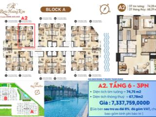 Hiếm 1 căn cuối 3pn tầng 7, view đẹp, trả 7 tỷ nhận vào ở ngay, mua trực tiếp cđt. sắp ra sổ hồng.