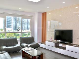 The manor hcm cho thuê căn hộ 3 phòng ngủ nhà mới full nội thất, 120m2 28tr bao phí, e 0932 190 ***
