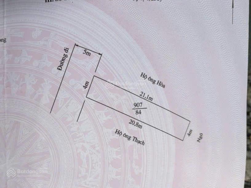 Bán đất mặt đường thông cát vũ nhà mạc, tràng cát 84m 30,5tr