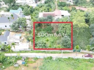 Hiếm chưa đến 2 tỷ có ngay lô đất 520m2 full tc tại cao dương lương sơn, bám đường 17m