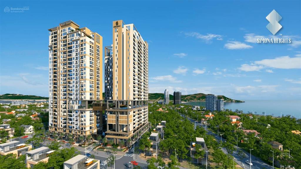 Bán căn hộ 1pn view đẹp tại simona heights, 2,3 tỷ, 45m2, quy nhơn, bình định