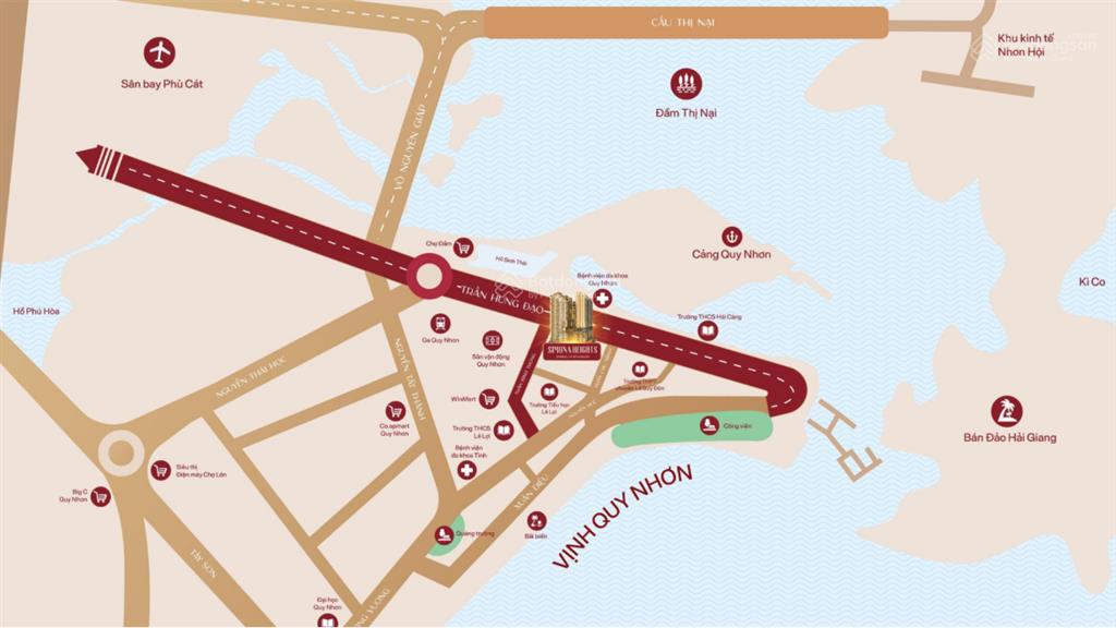 Bán căn hộ 1pn view đẹp tại simona heights, 2,3 tỷ, 45m2, quy nhơn, bình định