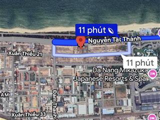 Đất biệt thự mặt tiền đường nguyễn tất thành . diện tích 750m2 ngang 30m